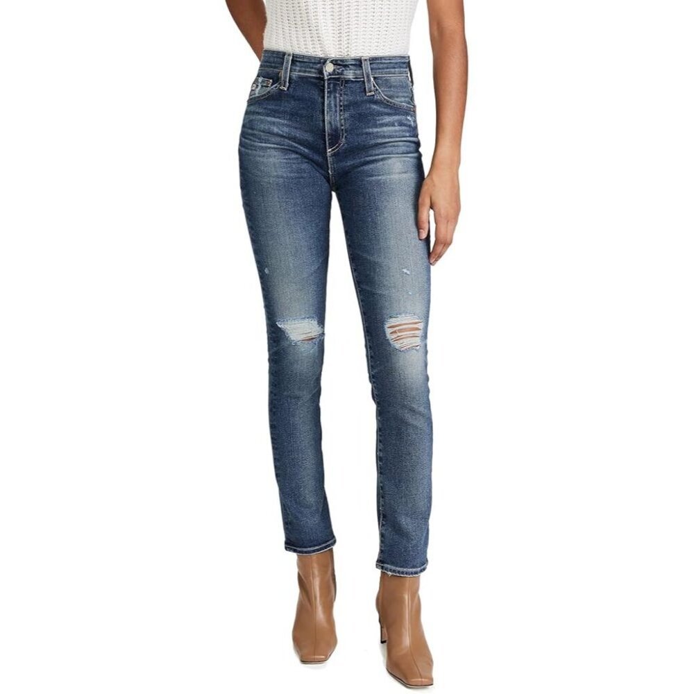EUC AG Denim Farrah Skinny Ankle Jeans